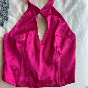 Pink Zara halter top